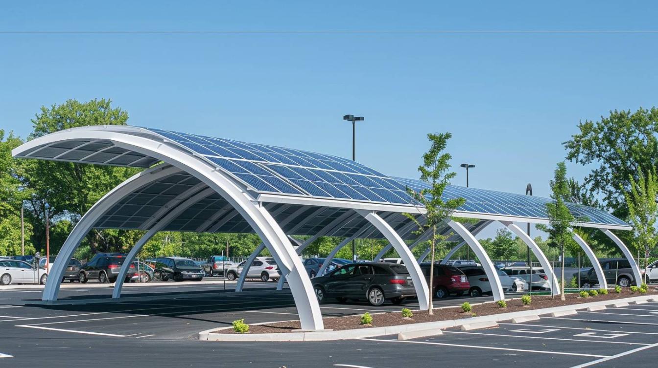 Carports solaires : des projets innovants