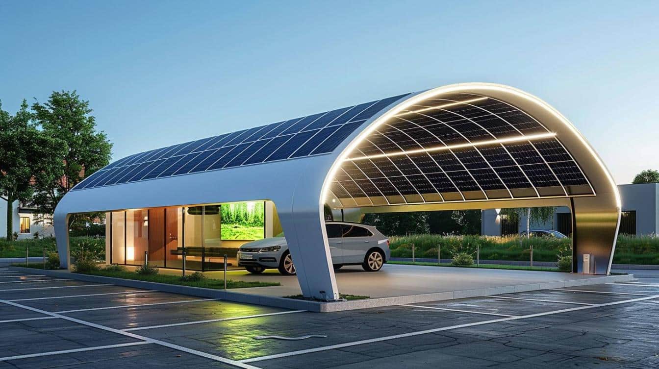 Construire un carport solaire innovant