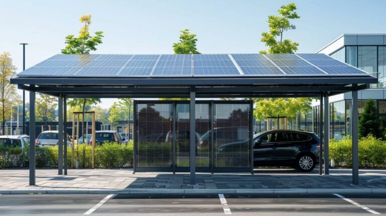 Construire un carport solaire innovant