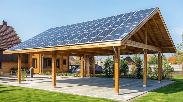 Construire votre propre carport solaire en bois