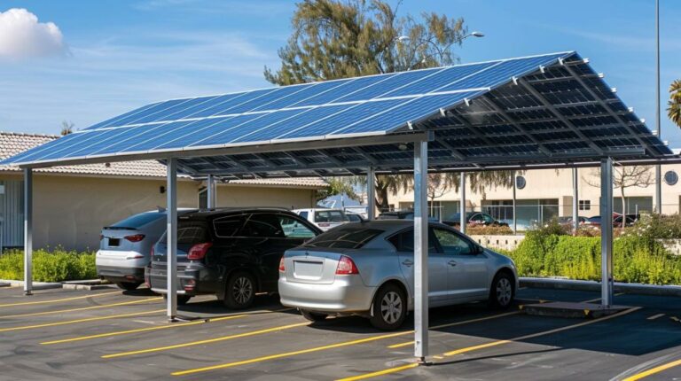 Les avantages des carports solaires