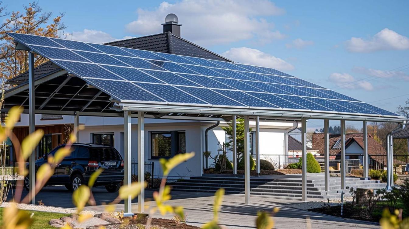 Optimisez votre espace avec un carport solaire en aluminium