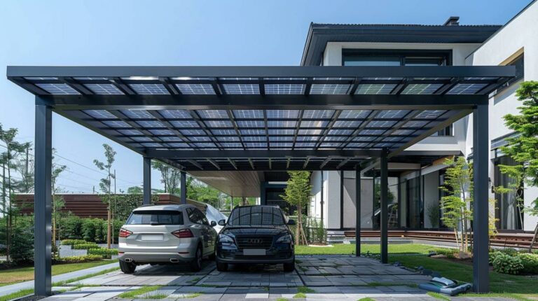 Optimisez votre espace avec un carport solaire en aluminium