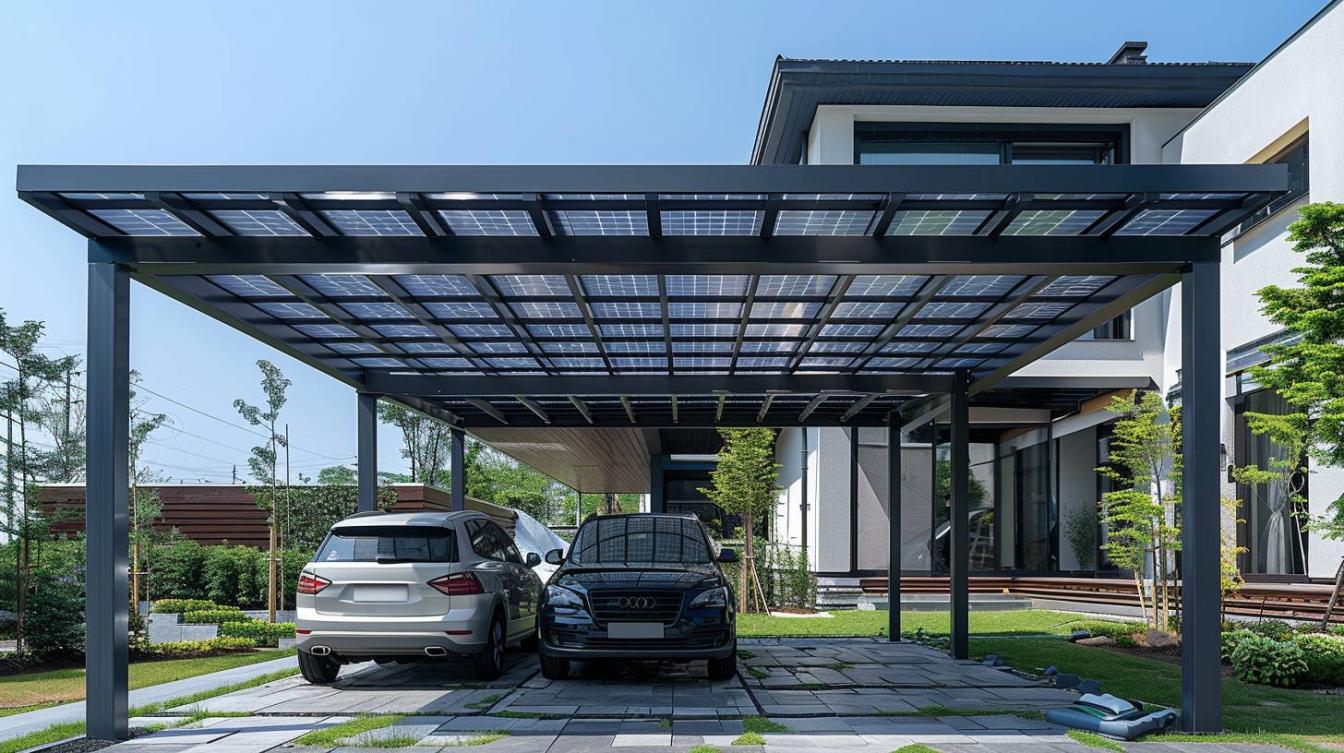 Optimisez votre espace avec un carport solaire en aluminium