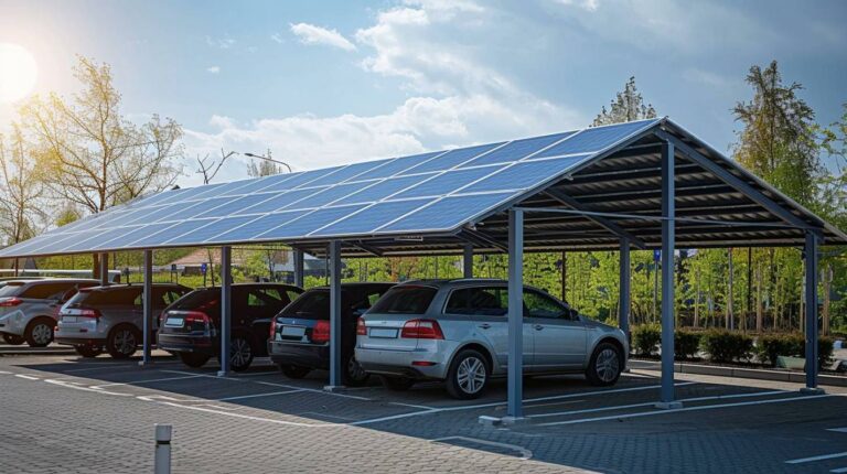 Panneaux solaires sur carport : une installation écologique