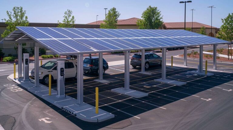 Protégez votre véhicule avec des carports solaires sécurisés