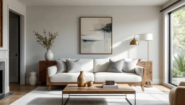 salon moderne traditionnel