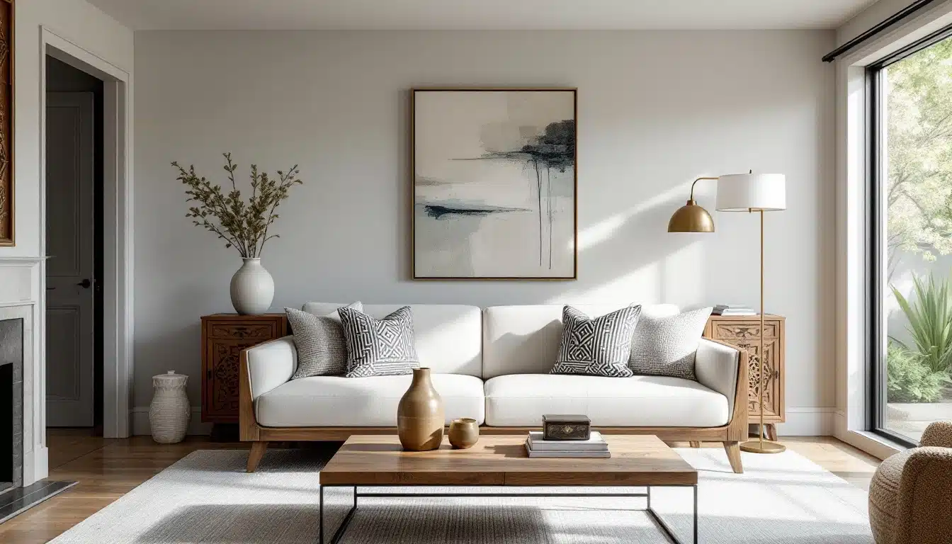 salon moderne traditionnel