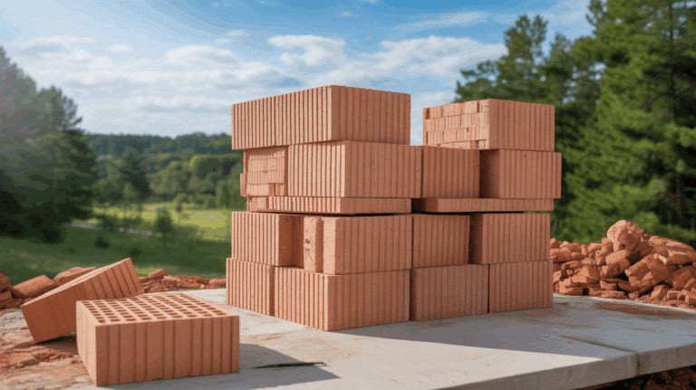 chantier moderne briques ecologiques