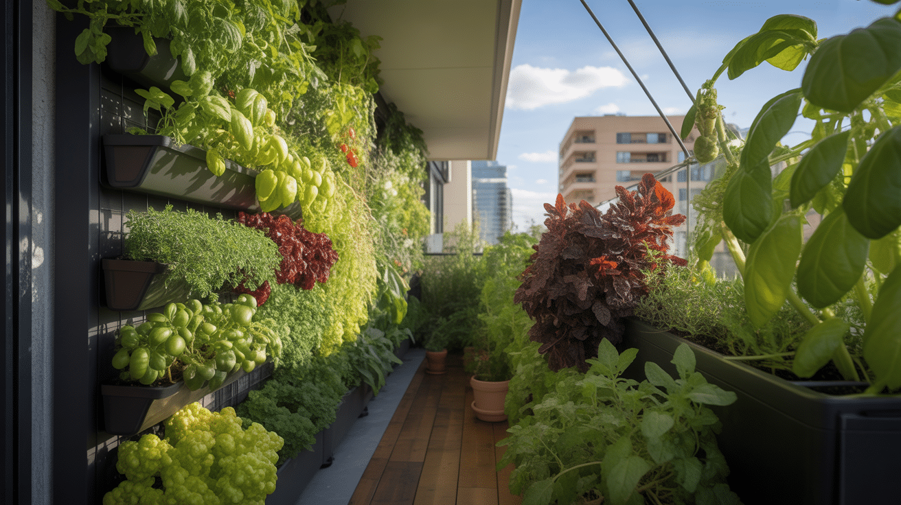 jardin vertical balcon