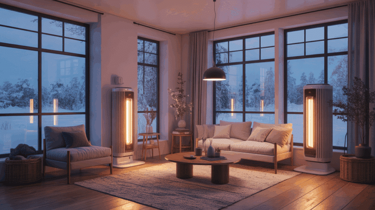 salon scandinave hivernal