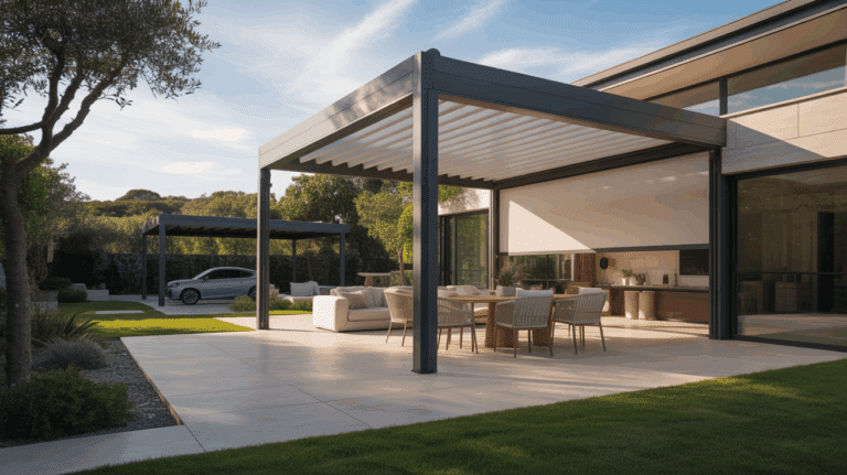 pergola toitretractable voletsmotorises carport