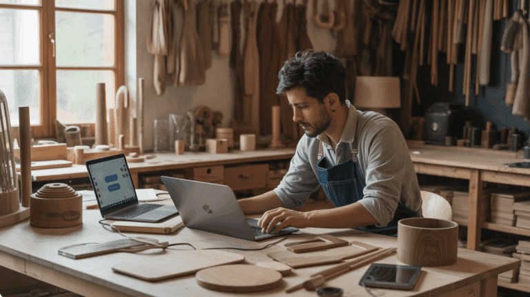 artisanat moderne technologie atelier