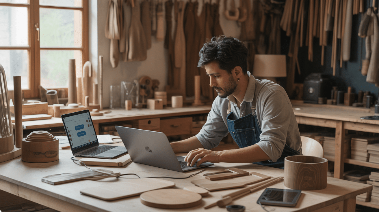 artisanat moderne technologie atelier